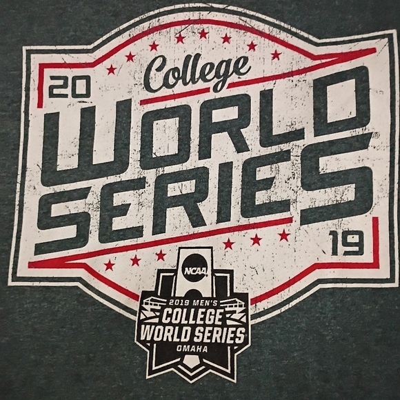 Official 2019 NCAA College World Series   Gray T Shirt XXL. Vanderbilt Champions - Picture 2 of 4